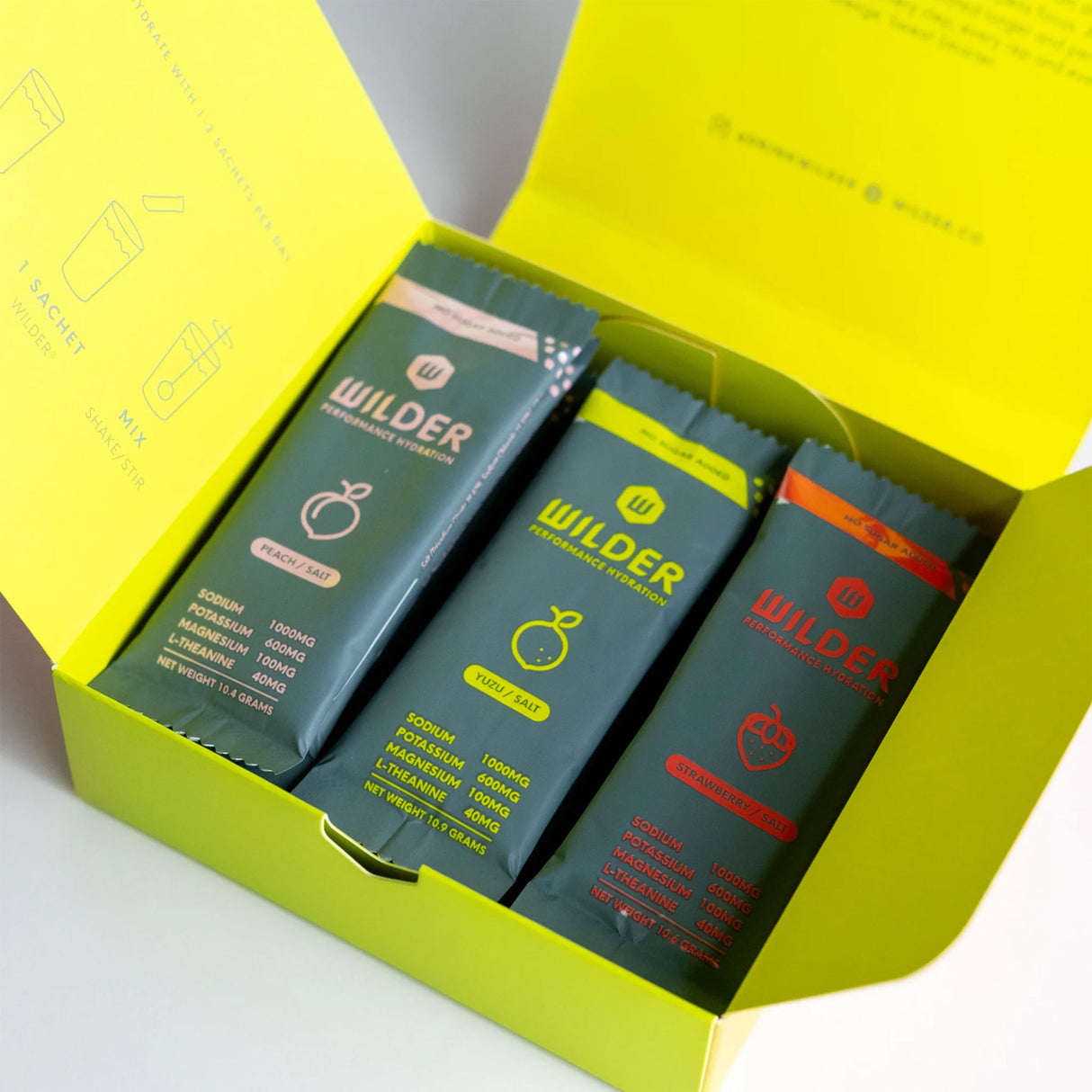 WILDER PERFORMANCE HYDRATION - VARIETY PACK 12 SACHETS