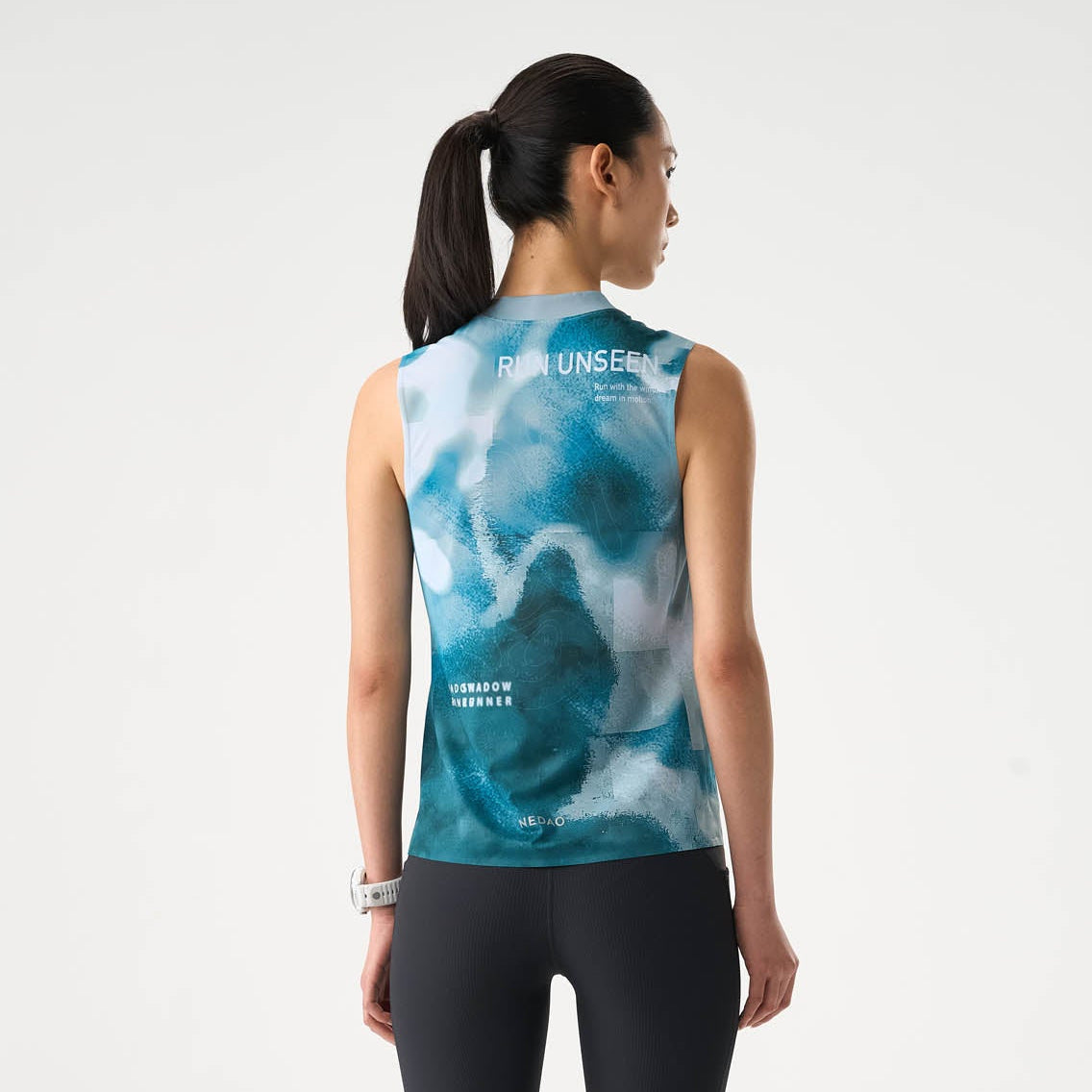 NEDAO 2026 WOMEN'S WINDFLOW ZIP SLEEVELESS SHIRT - VORTEX