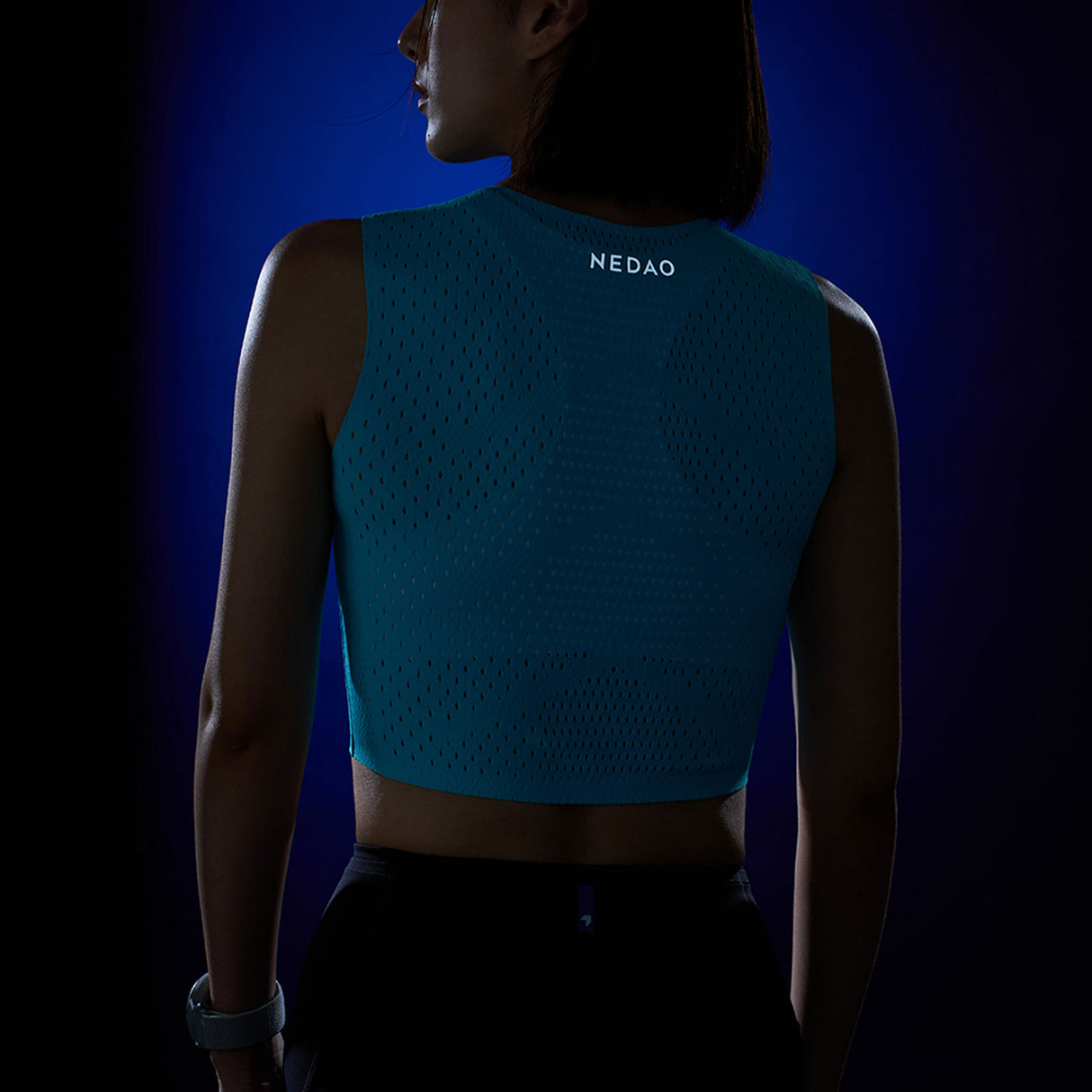 NEDAO Women's QiFlow Running Crop Top