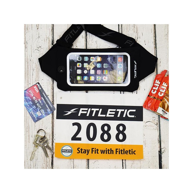 Fitletic Swipe Running Belt with a window