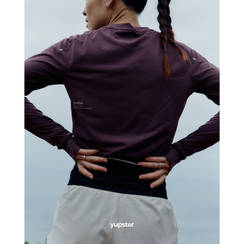 YUPSTER UNISEX RUNNING LONG SLEEVES T-SHIRT - NIGHTFLASH COLLECTION