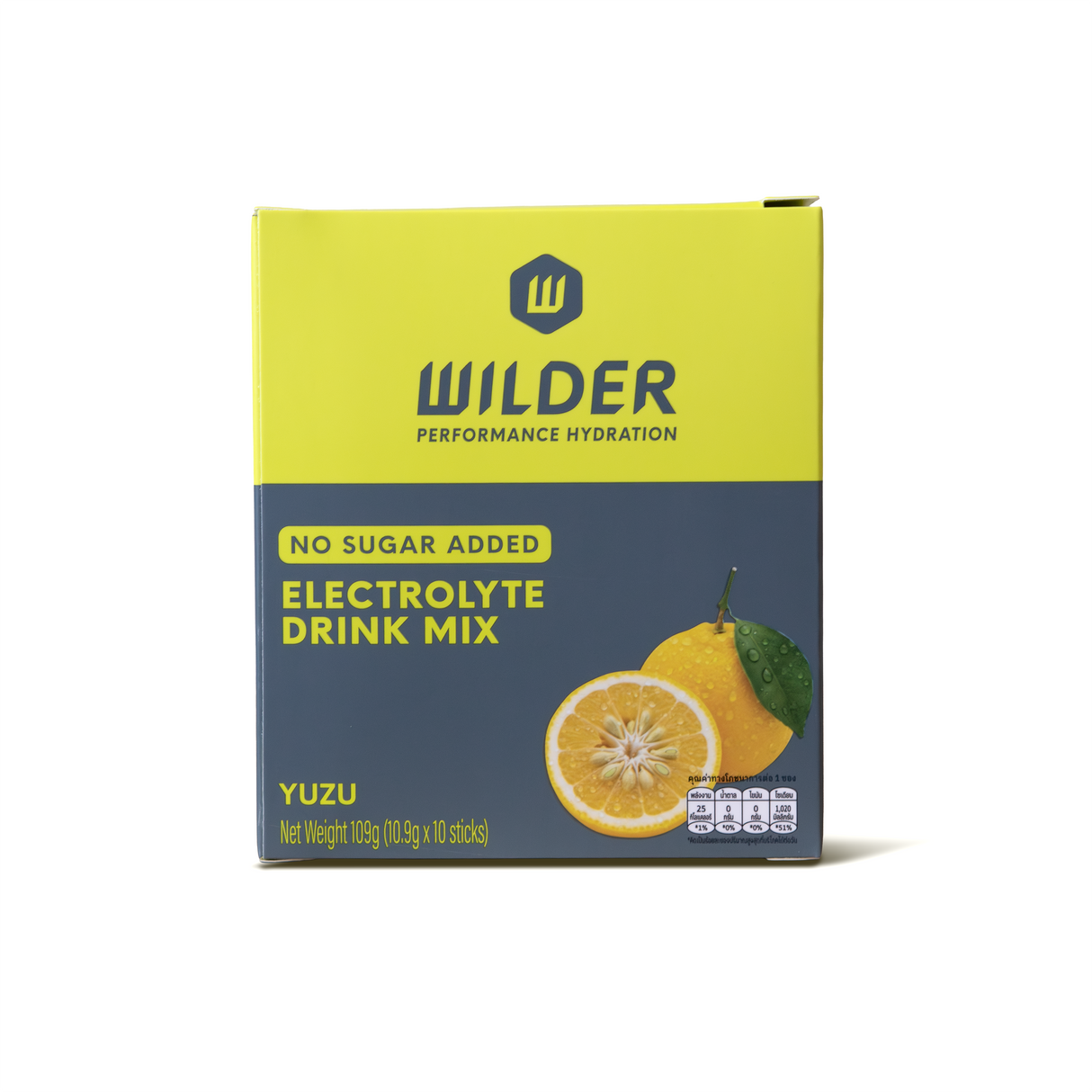 WILDER PERFORMANCE HYDRATION - SALT ELECTROLYTES #NO SUGAR ADDED - 10 PACK