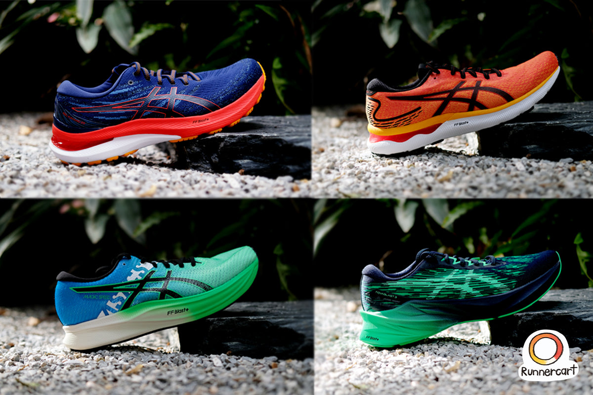 รองเท้าวิ่ง 4 รุ่น 4 สไตล์จาก ASICS คาแร็กเตอร์เป็นยังไง รุ่นไหนเหมาะกับใคร?