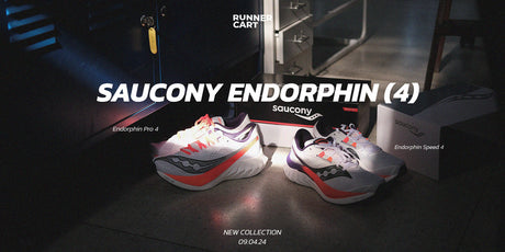 Saucony Endorphin Pro 4 / Speed 4 รองเท้าวิ่งที่จะพาคุณซิ่ง ยิ่งกว่าที่ผ่านมา