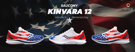 SAUCONY KINVARA 12 - USA PACK LIMITED EDITION “MEMORIAL DAY”