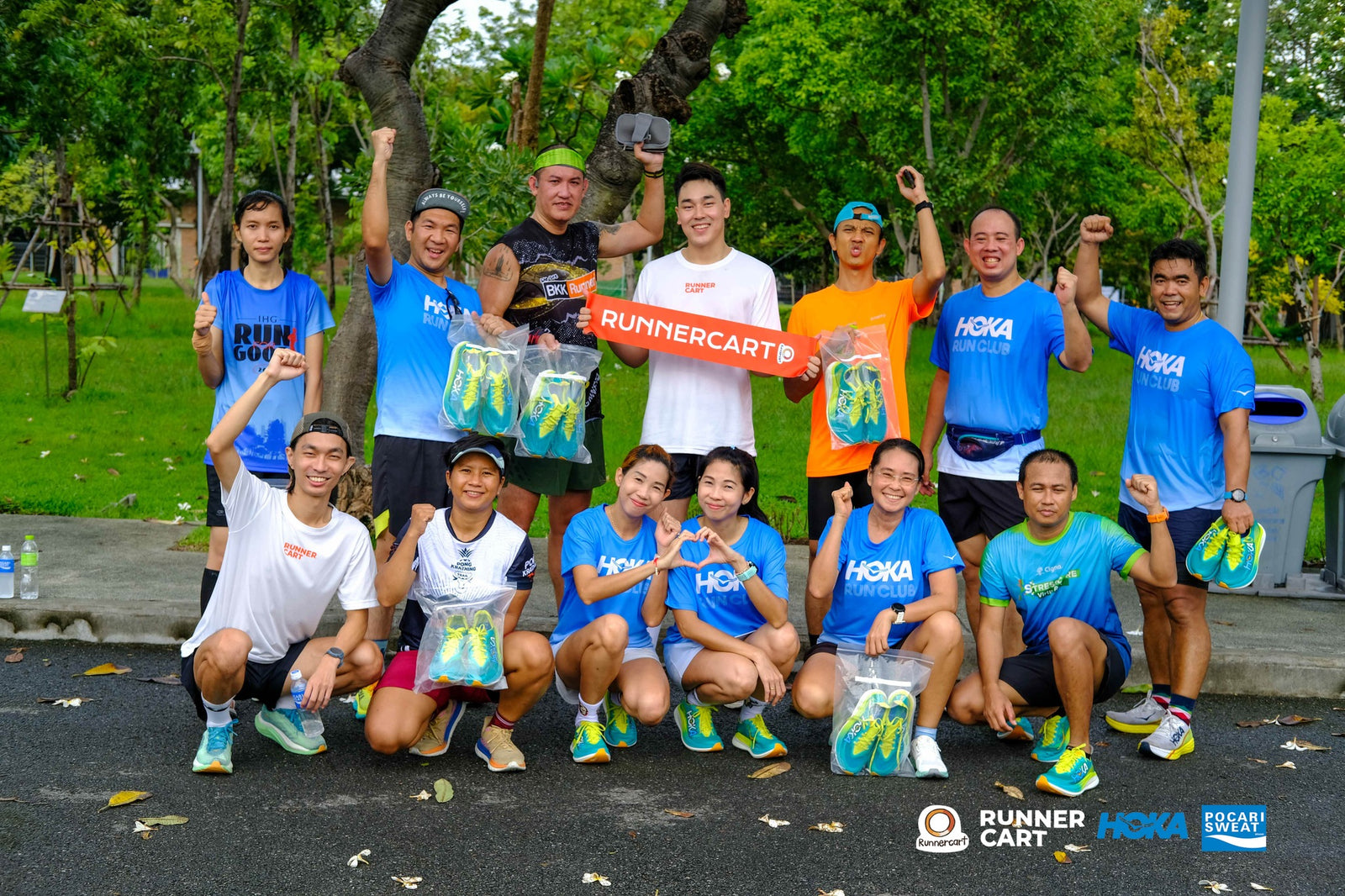 Runnercart Run Club Drag Racing กับ Hoka Rocket X 2