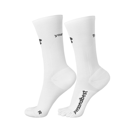 PERSONALBEST PERFORMANCE SOCK - 5 FINGERS - CREW