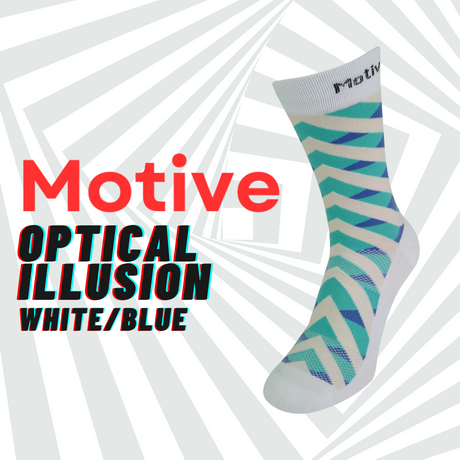 Motive Sock Sport Performance Illusion Crew