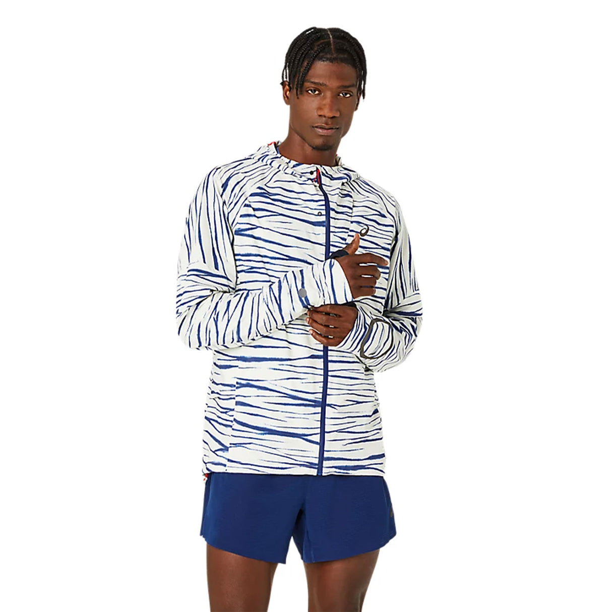 Asics Men Metarun Shibori Waterproof Jacket