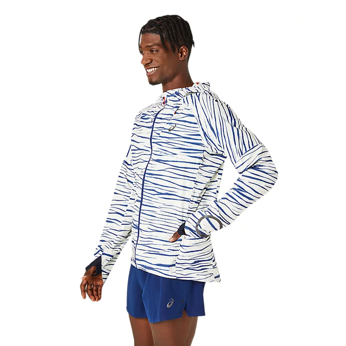 Asics Men Metarun Shibori Waterproof Jacket