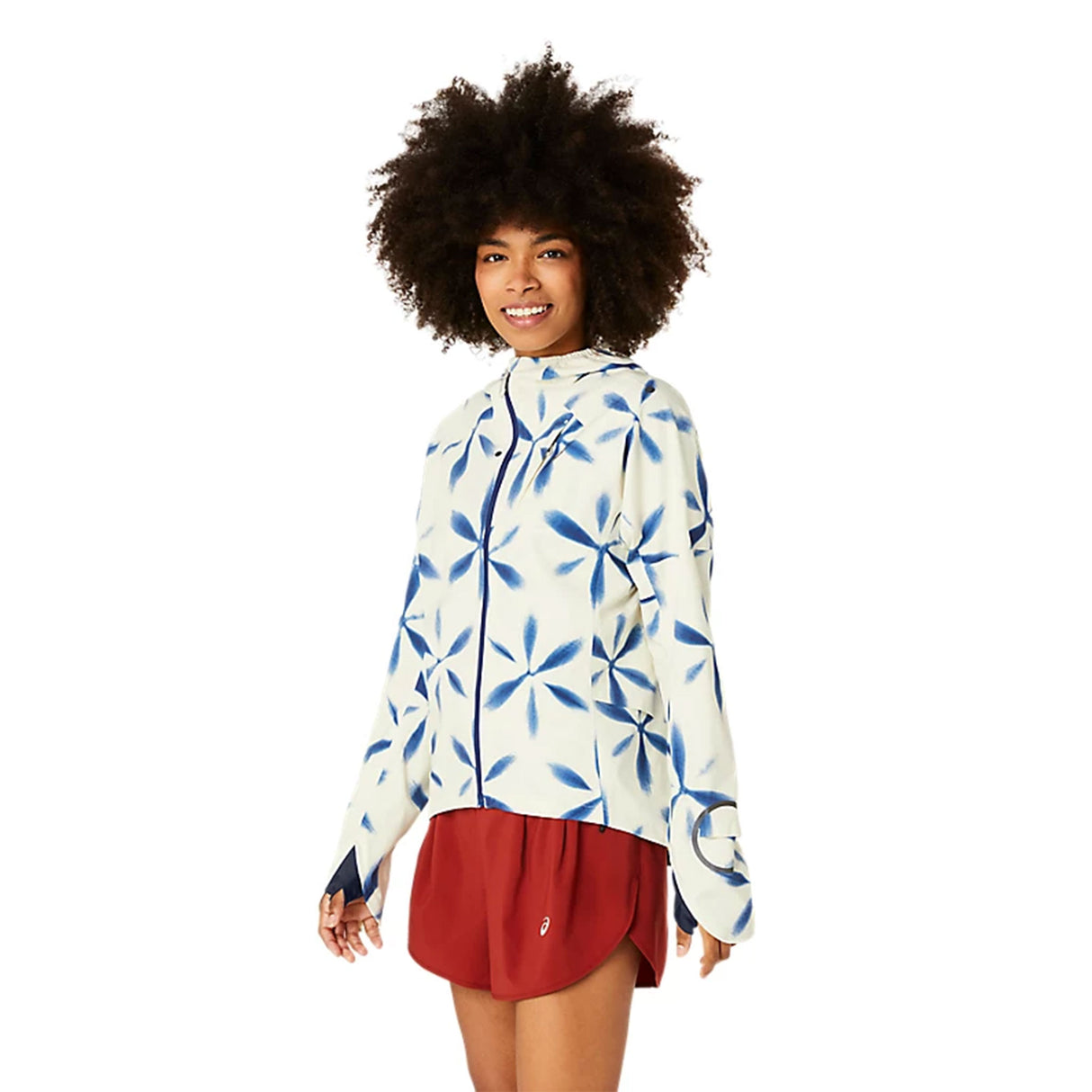 Asics Women Metarun Shibori Waterproof Jacket