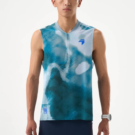 NEDAO 2026 MEN'S WINDFLOW ZIP SLEEVELESS SHIRT - VORTEX