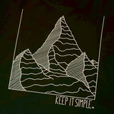 JUSTRUN SPORT LIMITED EDITION KEEP IT SIMPLE MOUNTAIN T-SHIRT #NF COLLECTION