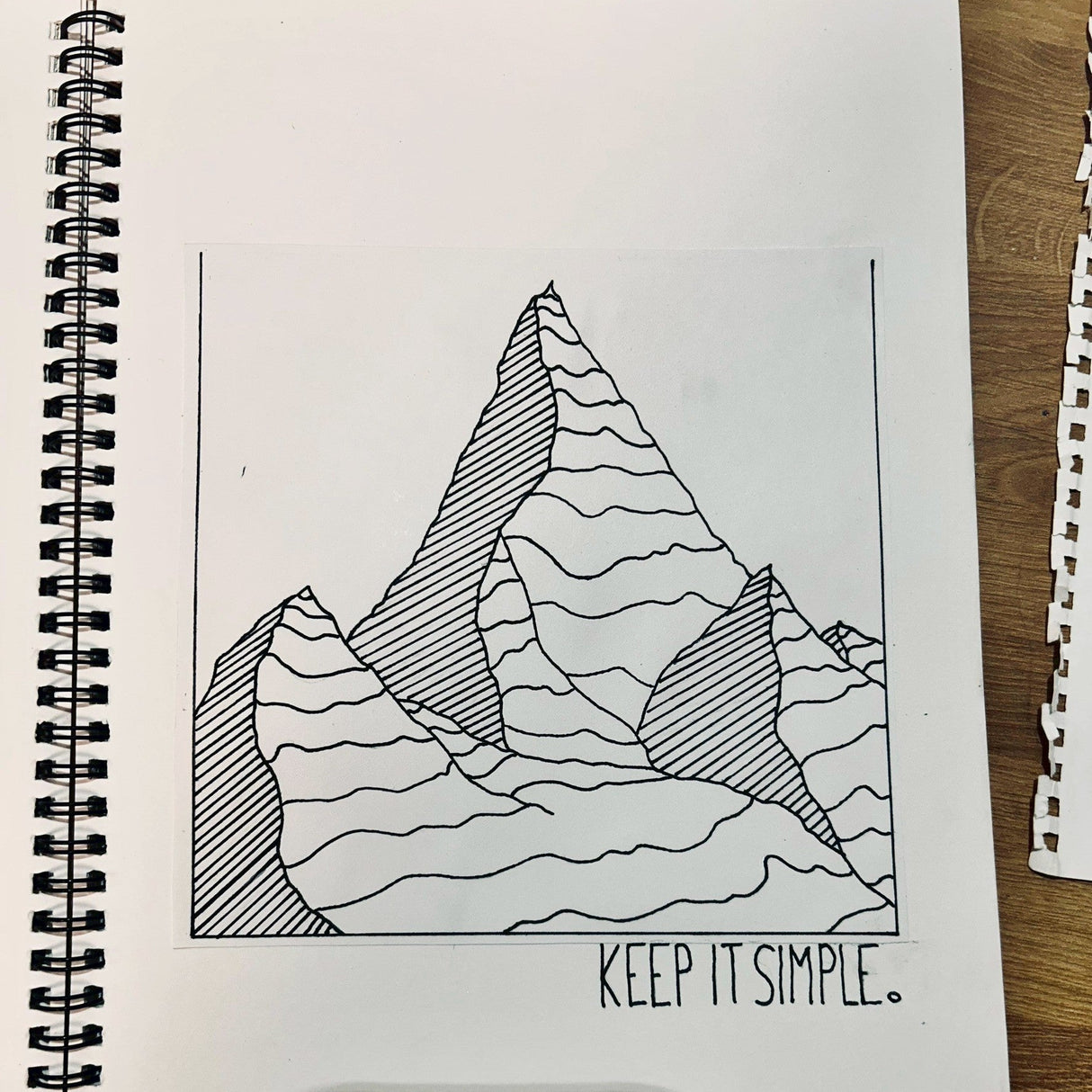 JUSTRUN SPORT LIMITED EDITION KEEP IT SIMPLE MOUNTAIN T-SHIRT #NF COLLECTION