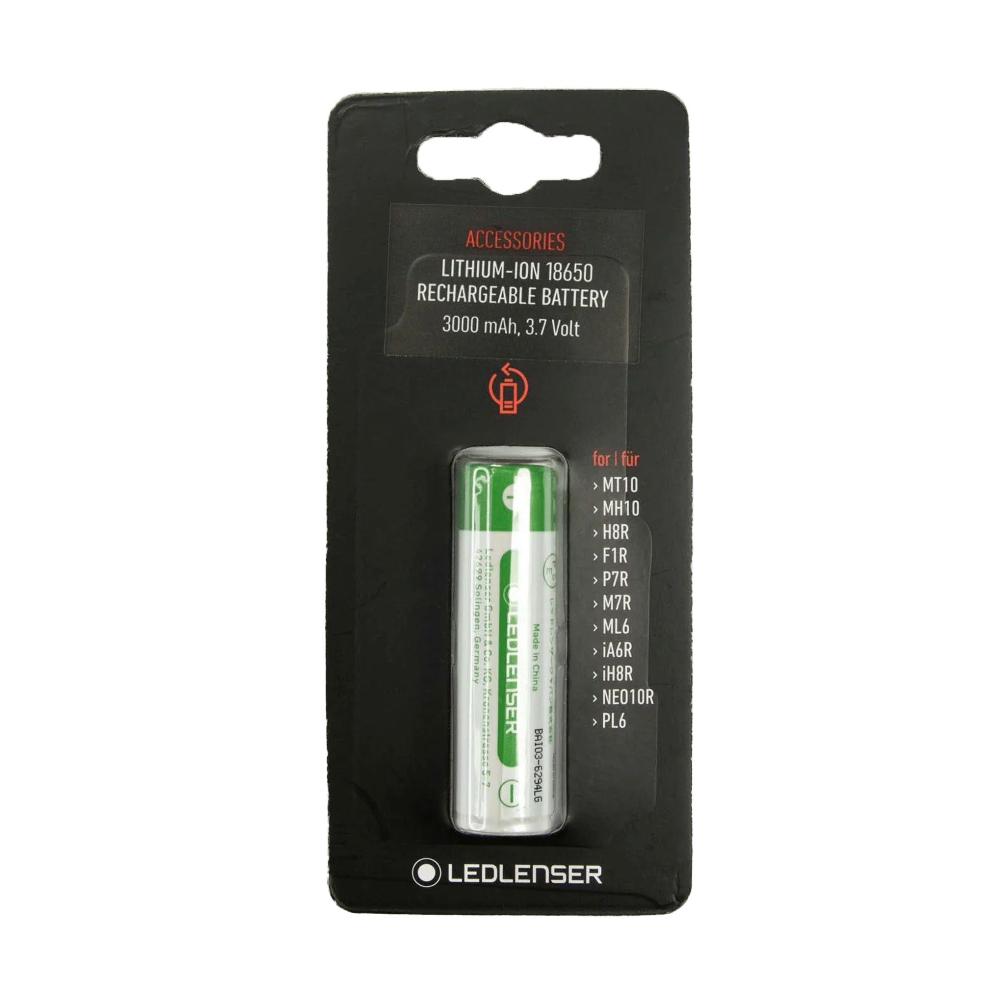 Ledlenser 18650 Li-Ion Rechargeable Battery 3000mAh – RUNNERCART