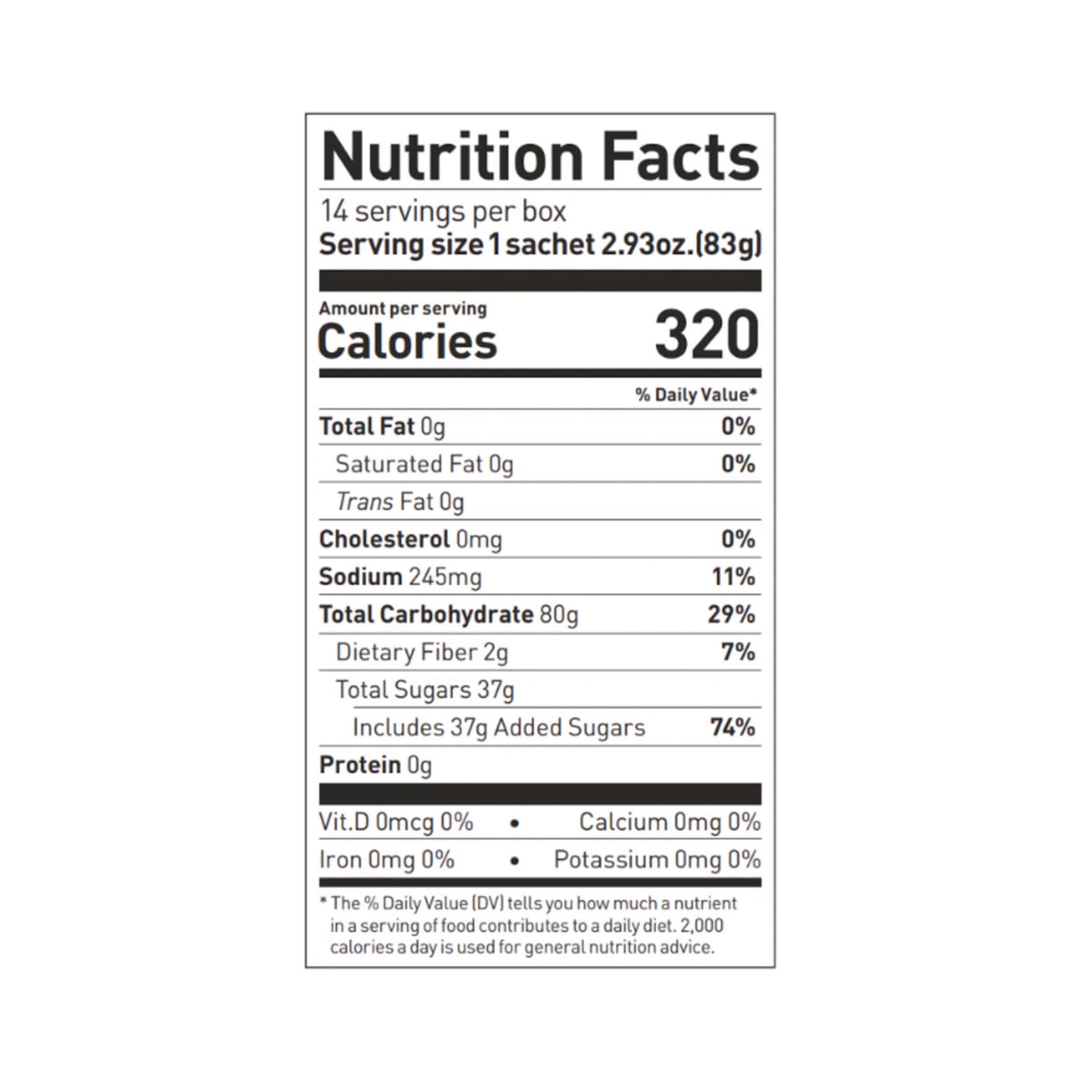 MAURTEN DRINK MIX 320 [83g]