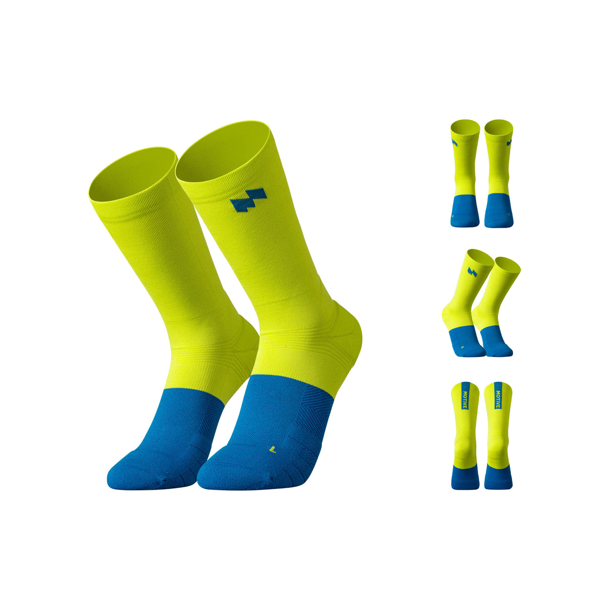 MOTIVE SOCK ULTRA SPEED PURE CONTRAST COLOR - CREW