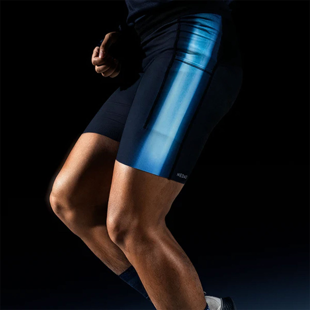 NEDAO MEN'S FLEXFIT 1/2 LENGTH RUNNING TIGHTS - TOUGH COOKIE LIMITED EDITION