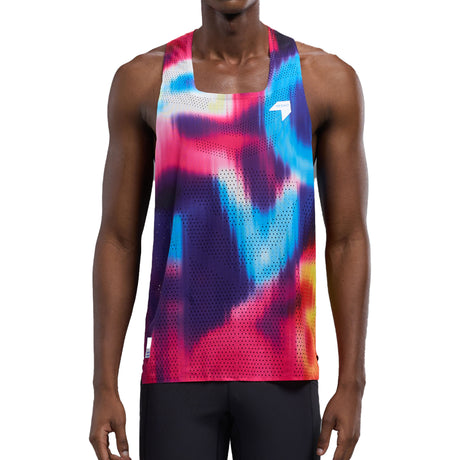 NEDAO MEN'S QIFLOW RACING SINGLET - SPECIAL PRINT EDITION