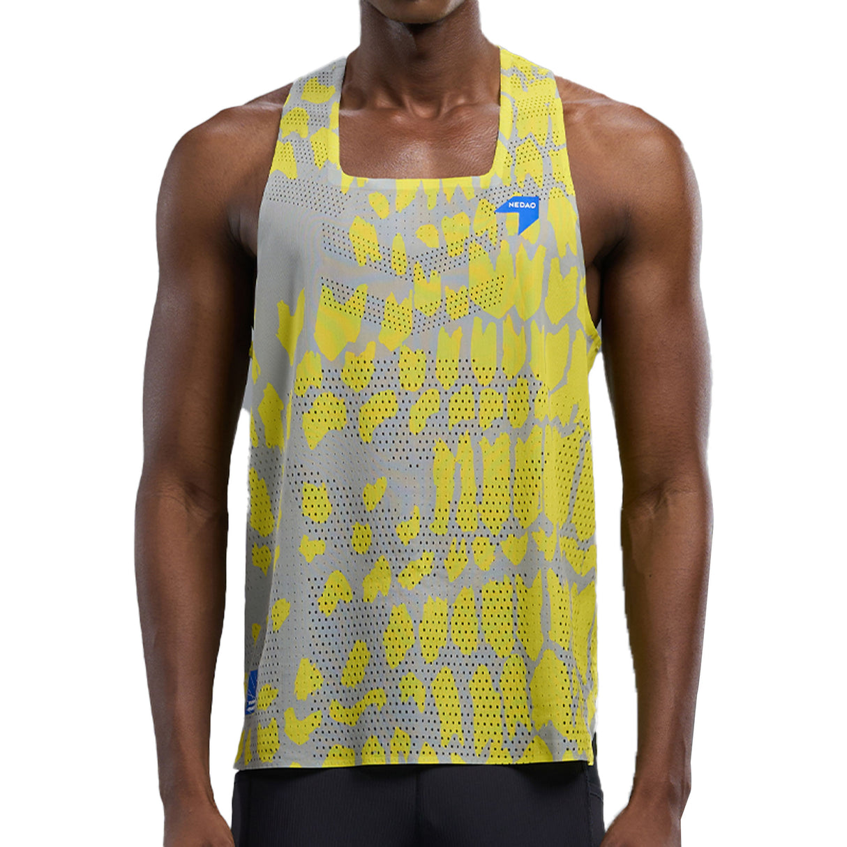 NEDAO MEN'S QIFLOW RACING SINGLET - SPECIAL PRINT EDITION