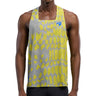NEDAO MEN'S QIFLOW RACING SINGLET - SPECIAL PRINT EDITION