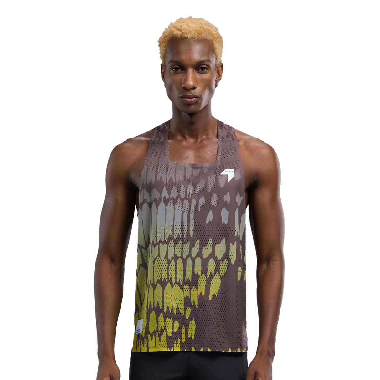 NEDAO MEN'S QIFLOW RACING SINGLET - SPECIAL PRINT EDITION