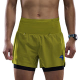 NEDAO MEN'S RUNNING TRIOSHORTS POWERPOUCH WITH BIB HOLDER