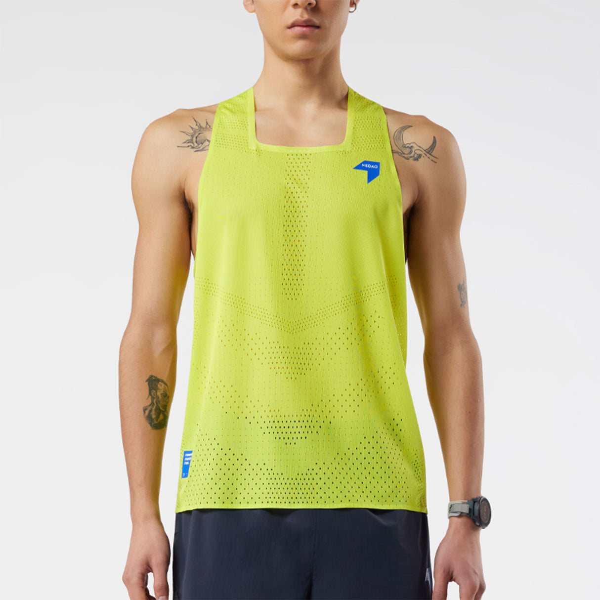 NEDAO Men's QiFlow Racing Singlet One Cut