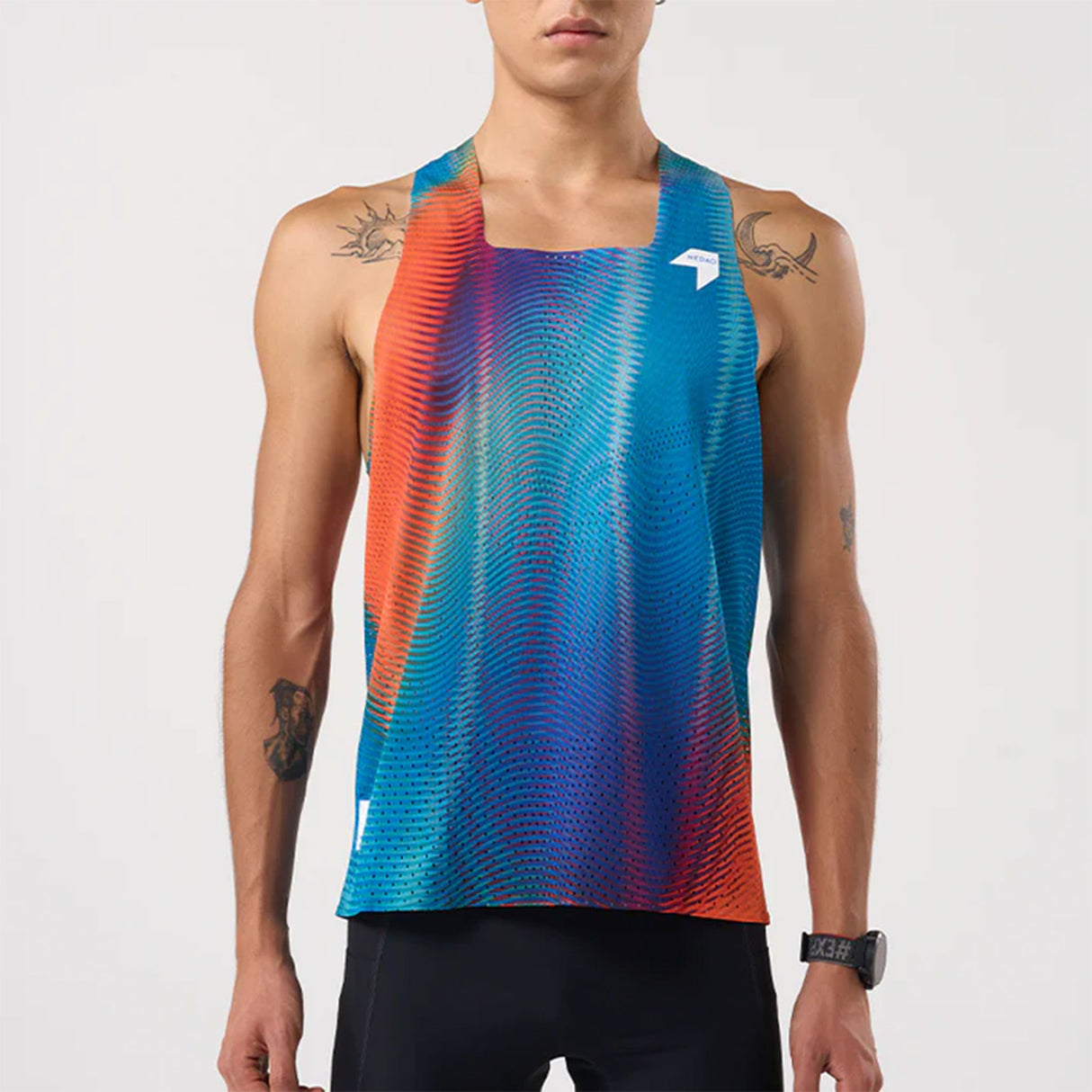 NEDAO Men's QiFlow Racing Singlet One Cut (Special Print Edition)