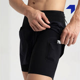 NEDAO Men's Running Shorts Trail Master Power Pouch