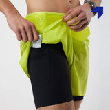 NEDAO Men's Running Shorts Trail Master Power Pouch