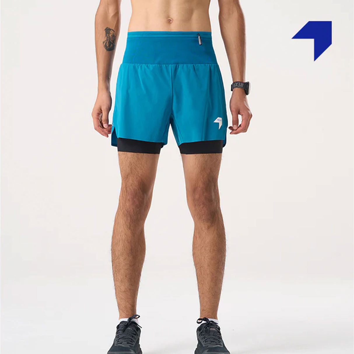 NEDAO Men's Running Shorts Trail Master Power Pouch