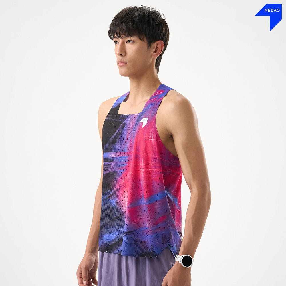 NEDAO 2026 MEN'S QIFLOW RACING SINGLET V5.0 - VORTEX