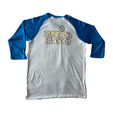 SCSL UNISEX 3/4 SLEEVE TEE - SCSL RUNNING BLOOM RAGLAN