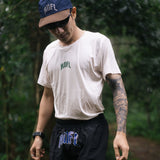 SCSL UNISEX TEE - SCSL x RNFL WHO THE F* GREEN