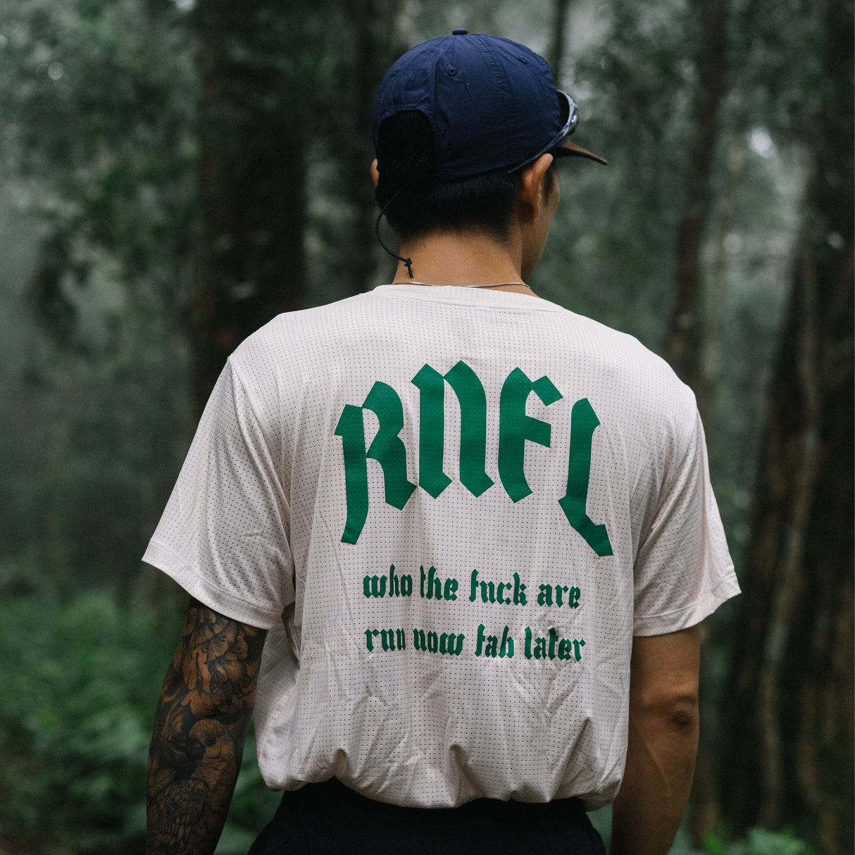 SCSL UNISEX TEE - SCSL x RNFL WHO THE F* GREEN