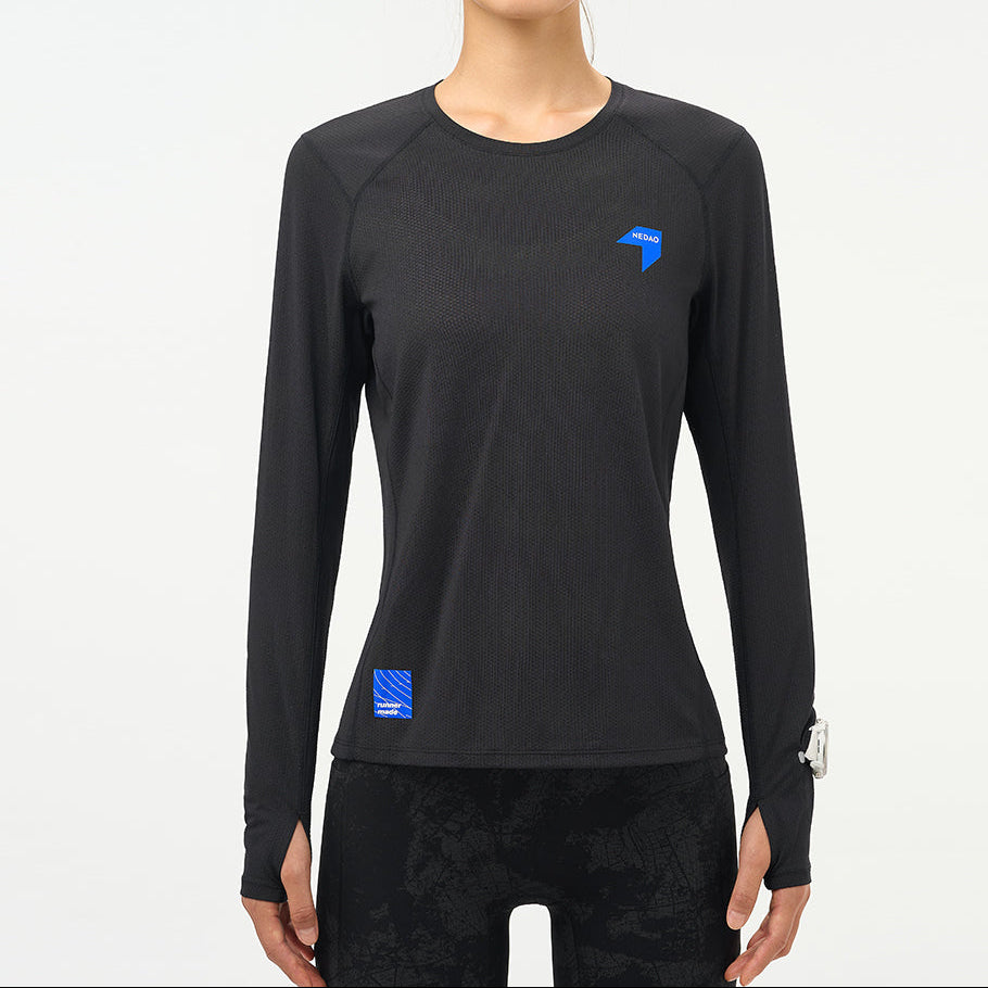 NEDAO 2026 WOMEN'S SWIFTBREEZE REFLECTIVE RUNNING LONG SLEEVE