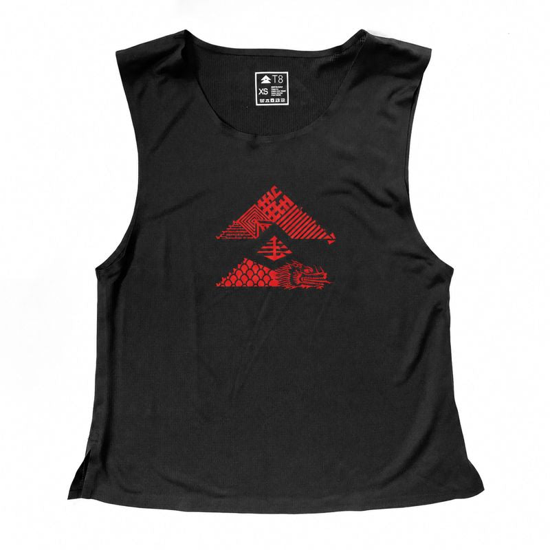 T8 WOMEN TRAIL TANK - THE 9 DRAGONS
