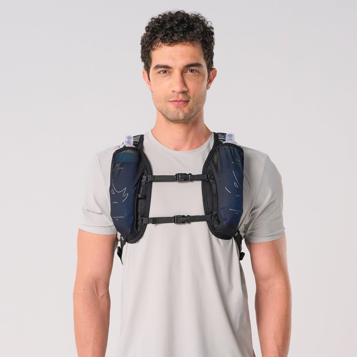 NEVO RHINO TREK 12L+2L VEST [WITH SOFT FLASK 500ML*2] #9296