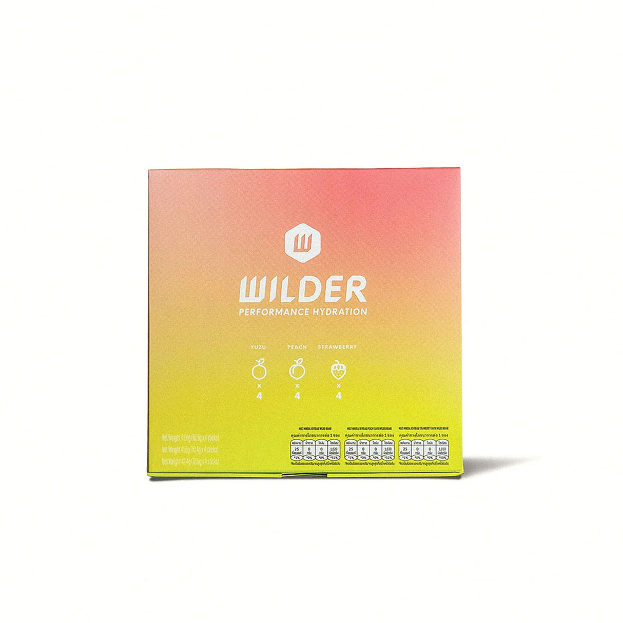 WILDER PERFORMANCE HYDRATION - VARIETY PACK 12 SACHETS