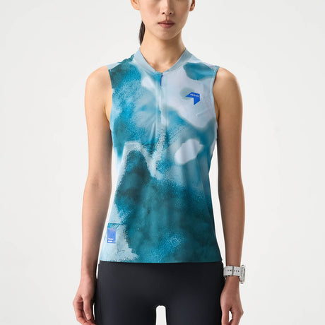 NEDAO 2026 WOMEN'S WINDFLOW ZIP SLEEVELESS SHIRT - VORTEX