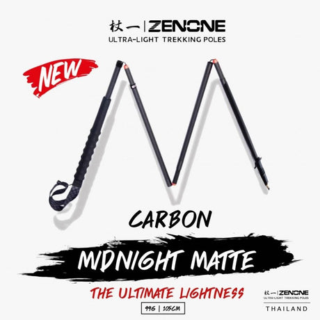 Zenone Trekking Pole Carbon Midnight Matte